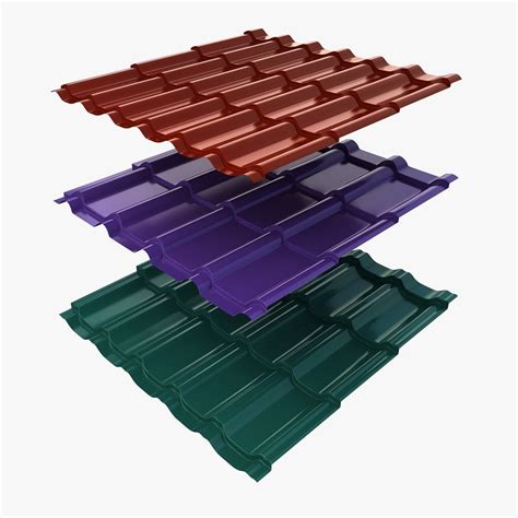 metal roof 3d models